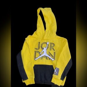 Jordan Kids Hoodie in Yellow and Black